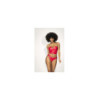 Ensemble lingerie Deux Pièces "Wet Look" Rouge 